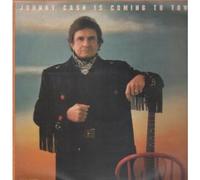 JOHNNY CASH - IS COMING TO TOWN LP (VINYL ALBUM) US MERCURY 1987