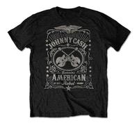 Johnny Cash JCTS11MB03 T-Shirt, Black, Large