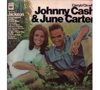 JOHNNY CASH & JUNE CARTER - JOHNNY CASH & JUNE CARTER - CARRYIN' ON WITH. 1967 CBS 63105 STEREO VINYL LP