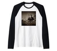 Johnny Cash Leyenda de la música Estadounidense por Michael Grecco Camiseta Manga Raglan