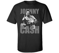 Johnny -Cash Middle Finger Up Shirt Vintage Gift for Men Funny tee Size M