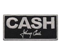 Johnny Cash - Parche Diseño Bloque (Talla Única) (Negro, Gris)