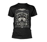 Johnny Cash T Shirt American Rebel nuevo Oficial de los hombres negro
