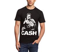 Johnny Cash - T-Shirt # S Black Unisex # Finger