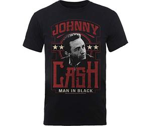 Johnny Cash - T-Shirt # S Black Unisex # Man in Black