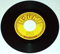 Johnny Cash - Thanks A Lot / Luther Played The Boogie - 7" vinyl 45 - 1959 original SUN 316 rockabilly