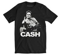 Johnny Cash the Bird T-Shirt Medium