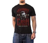 Johnny Cash TMan in Black Vintage Logo