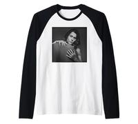 Johnny Depp Edward Scissorhands Actor de Michael Grecco Camiseta Manga Raglan