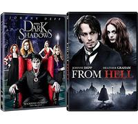 Johnny Depp From Hell DVD & Dark Shadows Tim Burton Fantasy Action Bundle Double Feature set