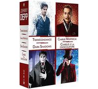 Johnny Depp : Transcendance + Charlie Mortdecai + Dark Shadows + Charlie et la chocolaterie [Italia] [DVD]