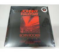 Johnny Hallyday Born Rocker Tour Omnisports Paris 3x LP Vinilo Rojo 12" NUEVO 4T