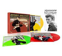 Johnny Hallyday - Coffret Vogue Belge - Triple Vinyle Marbré Rouge, Jaune & Vert [Vinilo]