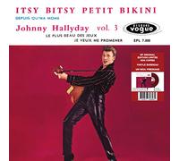 Johnny Hallyday - Iysy Bitsy Petit Bikini - EP N°03 Vinyle BORDEAUX [Vinilo]
