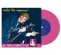 Johnny Hallyday - Salut Les Copains - Vinyle EP Rose Limité & Numéroté (Pochette Brésilienne) [Vinilo]
