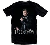 Johnny Hallyday Star Homme Noir Mens Black