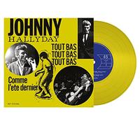 Johnny Hallyday - Tout Bas, Tout Bas, Tout Bas - Vinyle EP Jaune Limité & Numéroté (Pochette Danoise) [Vinilo]