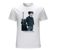 Johnny Marr of The Smiths Mens Fashion Casual Basic Short Sleeve T-Shirts Size M