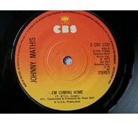 Johnny Mathis - JOHNNY MATHIS I'm Coming Home 7" 45