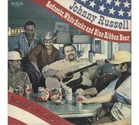 Johnny Russell - she's a natural woman / rednecks, white socks and blue ribbon beer 45 rpm single