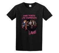 Johnny Thunders & The Heartbreakers Punk Rock USA L.A.M.F. Unisex T-Shirt Printed tee Black Mens Top Shirt M