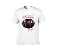Johnny Thunders & The Heartbreakers Punk Rock USA L.A.M.F. Unisex T-Shirt Printed tee White Mens Top Shirt M