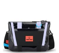 Johnny Urban Bolsa Pecho Hombres y Mujeres Negro Morado - Avery - 2-en-1 Bolso Bandolera y Riñonera Tactica - Bolsa Sacoche Pequeña para Ciudad, Bicicleta, Viajes, Festivales - Repelente al Agua