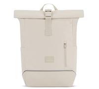 Johnny Urban Bolso Alforja para Bicicleta Beige - Robin Medium Bike - 2 en 1 Mochila de Ciclismo y Bolsa para Rack Trasero de Bici, Morral Material Reciclado - Repele Agua