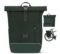 Johnny Urban Bolso Alforja para Bicicleta - Robin Medium Bike | 2 en 1 Mochila de Ciclismo y Bolsa para Rack Trasero de Bici, Morral, Repele Agua