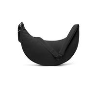 Johnny Urban Bolso de Mano Grande para Mujer Negro - Lou Large - Bolso de Hombro y Bandolera en uno - Half Moon Bag para Tiempo Libre y Fiestas - Puffy Crossbody Bag de Nailon y Poliéster