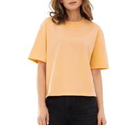 Johnny Urban Camiseta Mujer y Hombre Naranja - Zoey - T-Shirt para Deportivas, Yoga y Verano - Crop Top Shirt Basica - Camisetas De Algodón - Cuello Redondo