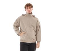 Johnny Urban Chaqueta Deportiva Hombre y Mujer Beige - Lennon - Chaqueta Ligera de Verano con Capucha - Camiseta Manga Larga Unisex - Track Jacket