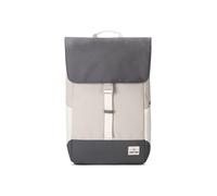 Johnny Urban Mochila Mujer & Hombre Gris Beige - MIKA - Grande Macuto para Viaje, Universidad, Oficina - Mochilas con Compartimento para Portátil - Repelente al Agua