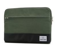 Johnny Urban Funda portátil 13" - 13.3" Lona Verde - Bolso para Acer ASUS Lenovo Microsoft DELL HP Samsung Surface Book y Otros Muchos Modelos - 13" / 13.3" Notebook maletín Lona de algodón