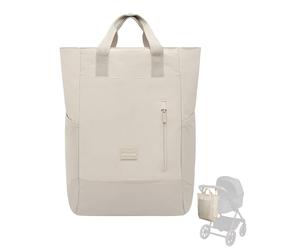 Johnny Urban Mochila Cambiador & Bolsa Carrito Bebe Beige - Blair - Bolso Maternidad para Cochecito - Mochila Pañalera para Bebes - Volumen 16 Litros - Repelente al Agua