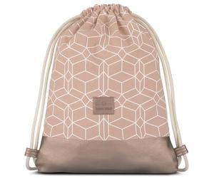 Johnny Urban Mochila con Cordón Mujer Hombre Rosa - Noah - Bolso Hombre Mochilas Escolares - para Playa & Deporte - Hecha de Algodón y Cuero Vegano