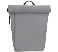 Johnny Urban Mochila Enrollable Mujeres y Hombres Gris - Henry - Mochila Plegable de PU mate - Mochila para Uso Diario, Repelente al Agua, Flexible y con Compartimento para Portátil