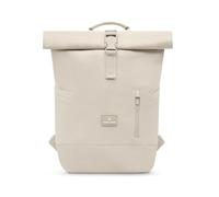 Johnny Urban Mochila hombre y mujer beige - Luca Small - Mochila enrollable con compartimento para portátil 16 pulgadas - Para trabajo, universidad, colegio, viaje - 11 l
