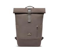 Johnny Urban Mochila hombre y mujer marrón - Luca Medium - Mochila enrollable con compartimento para portátil 16 pulgadas - Para trabajo, universidad, colegio, viaje - 17 l