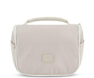 Johnny Urban Neceser de Viaje Señoras y Señores Beige - Logan - Elegante Bolsa de Aseo para Colgar - Neceseres Colgante para Viajes - con Bolsa Transparente para Líquidos de Equipaje de Mano