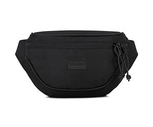 JOHNNY URBAN Riñonera Hombre y Mujer Negro - Ben - Hip Bag para Festivales, Deportes y Viaje - Bolsa de Cintura - Repelente al Agua