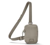 Johnny Urban Sling Bag Señoras Hombres Gris - Arthur - Crossbody Bolso de Pecho para Ocio, Viaje, Senderismo, Festival - Compartimento para Móvil, Llaves, Cartera - Repelente al Agua