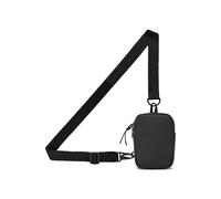 Johnny Urban Sling Bag Señoras Hombres Negro - Toby - Crossbody Bolso de Pecho para Ocio, Viaje, Senderismo, Festival - Compartimento para Móvil, Llaves, Cartera - Repelente al Agua