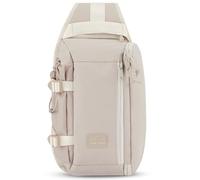 Johnny Urban Slingbag Señoras Hombres Beige - Charlie - Crossbody Bolso de Hombro Viaje Senderismo Viajes al Aire Libre - Resistente al Desgarro - Compartimento para Botella de Agua