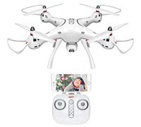 JohnnyLuLu Syma X8 Pro - GPS RC Drone con cámara HD de 720P WiFi FPV Tiempo en Vivo 2.4 GHz 4CH Control Remoto Quadcopter
