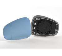 JOHNS 10 12 37-83 Cristal de espejo retrovisor exterior asférico tintado en azul calefactable izquierda