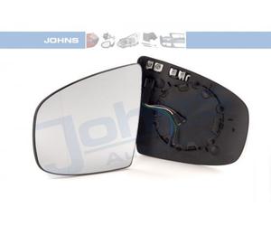 JOHNS 20 74 37-81 Cristal de espejo retrovisor exterior asférico tintado calefactable izquierda Compatible con BMW X5 E70 X6 E71, E72