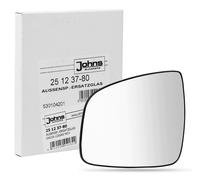 JOHNS 25 12 37-80 Cristal de espejo, retrovisor exterior