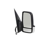 JOHNS 50 64 38-15 Espejo retrovisor brazo corto de espejo convexo con espejo gran angular para ajuste manual espejo derecha Compatible con VW CRAFTER 30-35 Autobús 2E CRAFTER 30-50 Furgón 2E