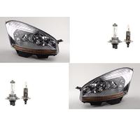Johns, Apto para Citroen C4 Faro Picasso 02/07 - 08/10 con H7/H1 juego lin.